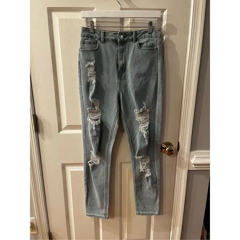 Refuge Mom Light Wash Jeans sz 5 NWT